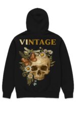 Floral Vintage Skull Hoodies - Image 4