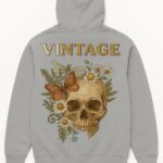 Floral Vintage Skull Hoodies