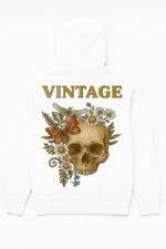 Floral Vintage Skull Hoodies - Image 2