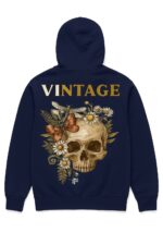 Floral Vintage Skull Hoodies - Image 5